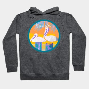 Miami Beach Vintage Decal Hoodie